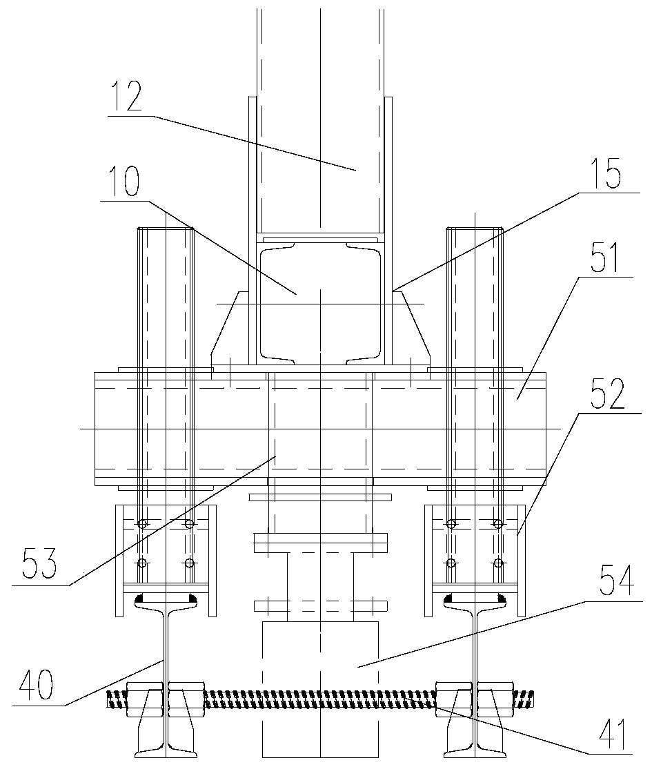 Hanging basket for cantilever casting of small-curvature-radius continuous beam