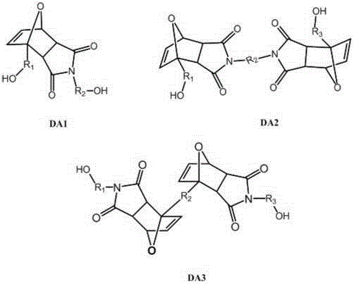 Self-repairing aqueous polyurethane prepolymer, and dispersion liquid and application thereof