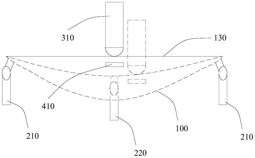 Incremental forming bending method for double-curved-surface metal plate