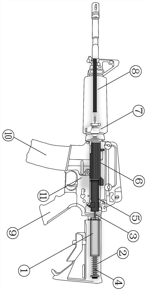 Push-pull type electromagnet projectile launcher