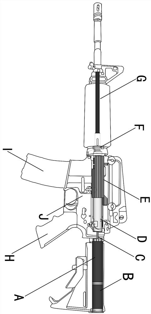 Push-pull type electromagnet projectile launcher