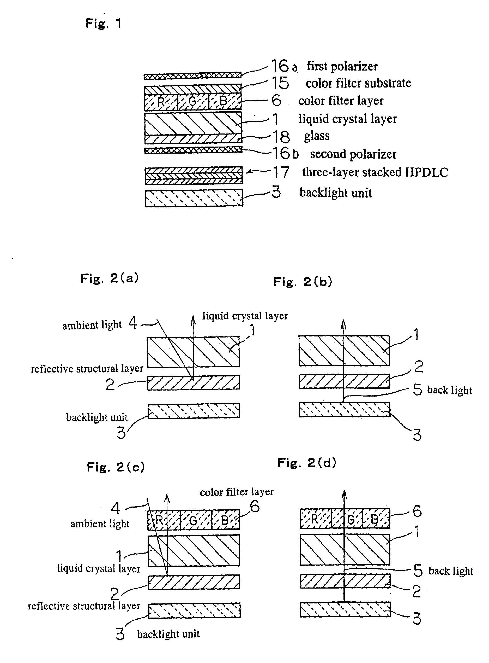 Liquid crystal display device having switchable reflective layer