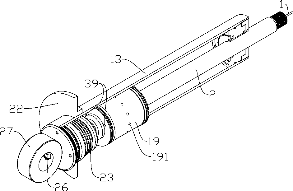 Single-cylinder double-cavity reciprocating damper