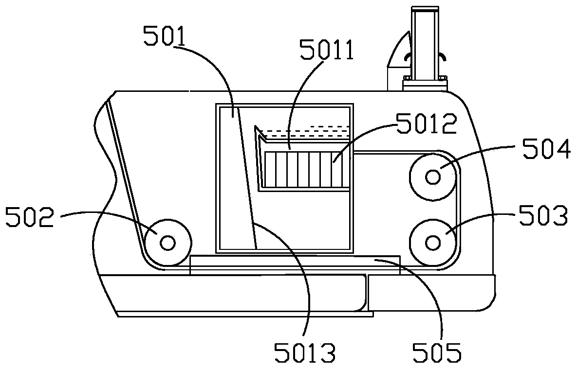 A rotary drilling rig with an automatic counterweight device