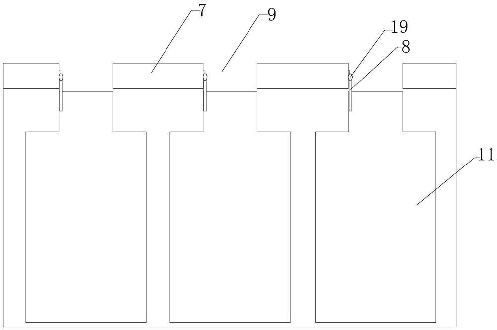 Automatic acid adding device used in storage battery production