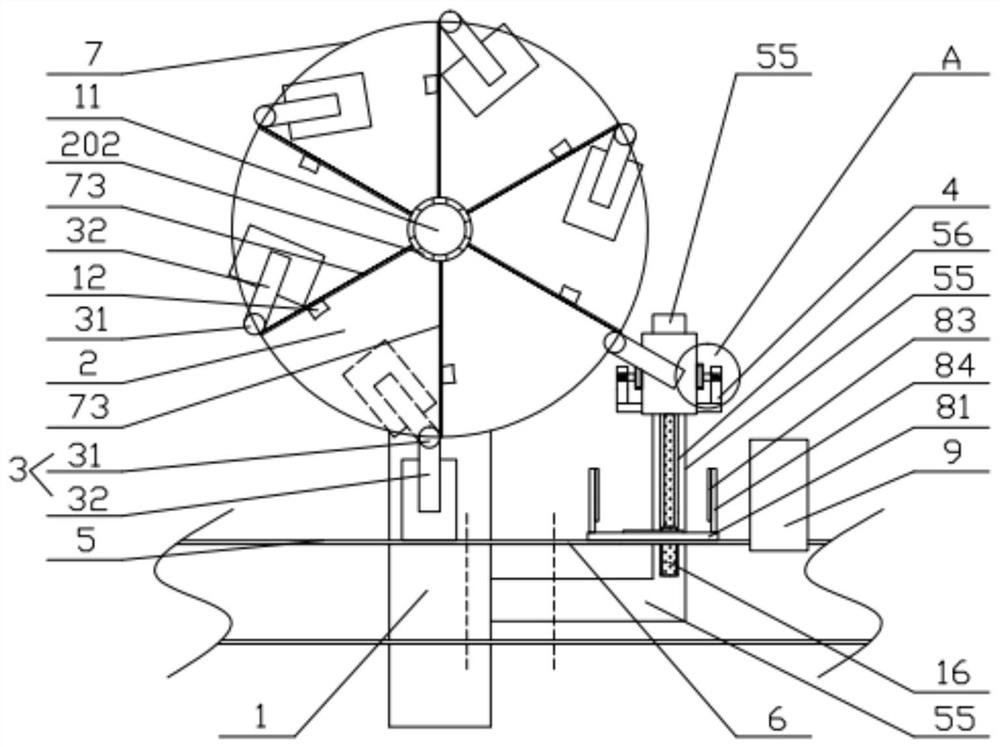 An environmentally friendly rotary disc automatic spraying machine