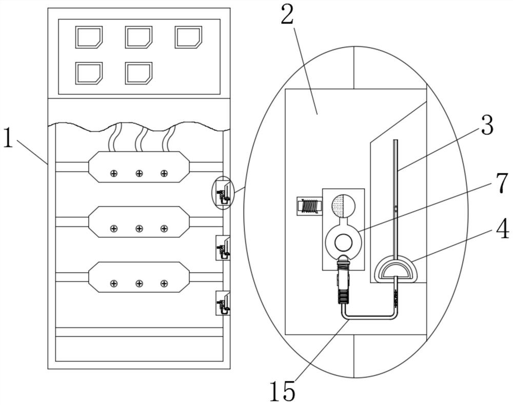 Power distribution cabinet with power failure self-checking function