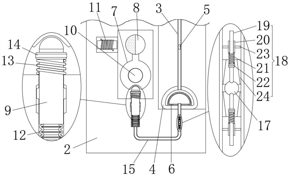 Power distribution cabinet with power failure self-checking function