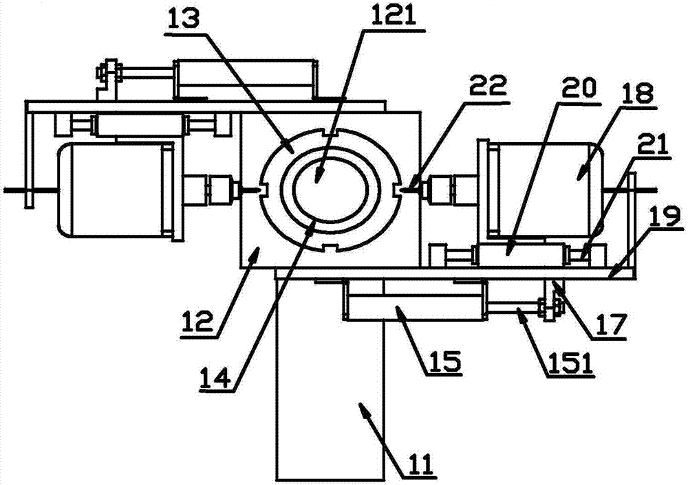 A sealing strip production device