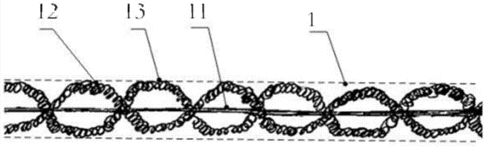 Novel composite elastomeric yarn, textile fabric, and method and device for manufacturing novel composite elastomeric yarn