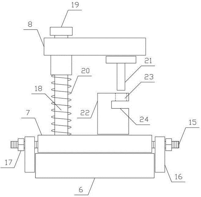Fixed punching device for aluminum materials