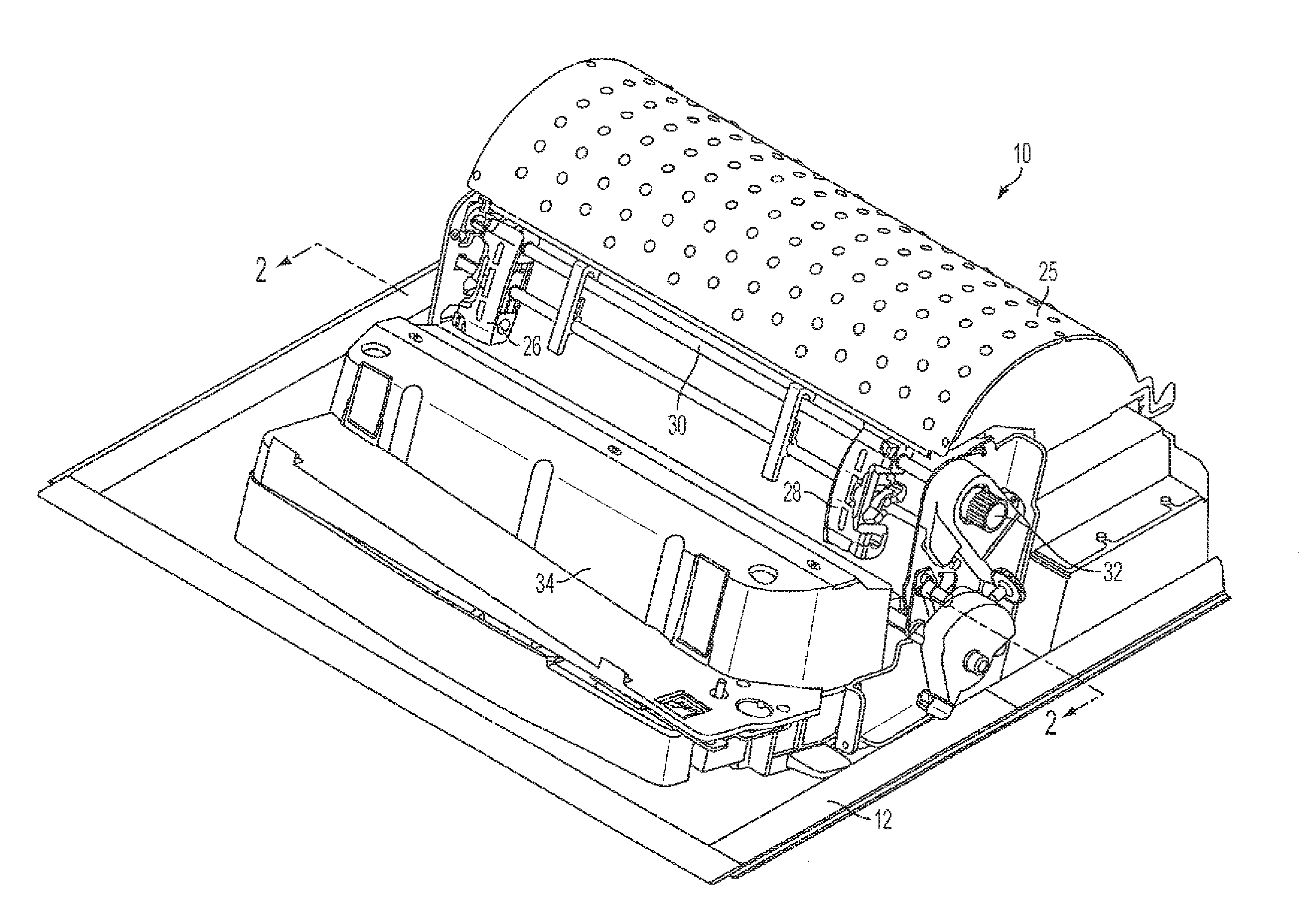 Line printer hammer banks