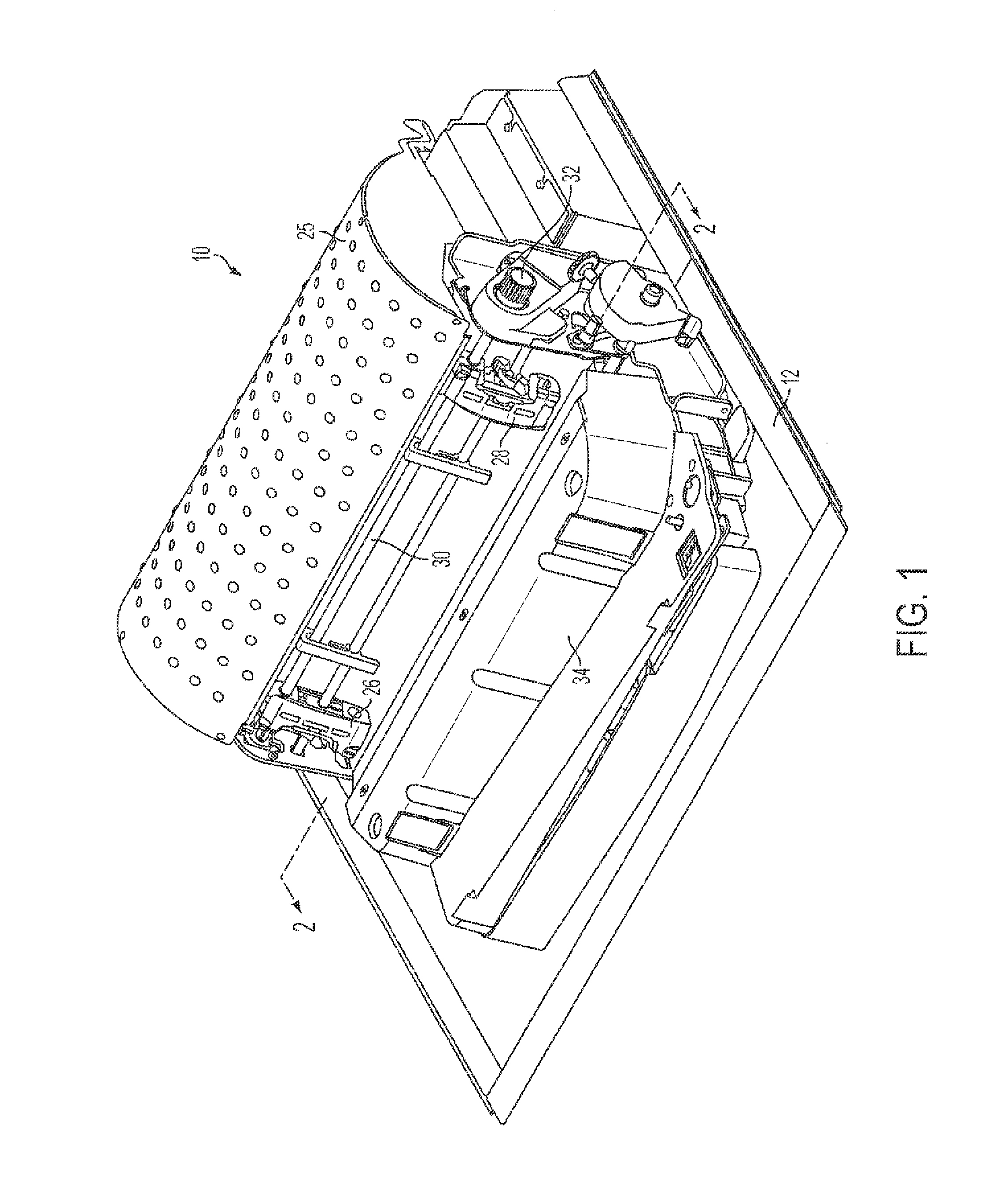 Line printer hammer banks