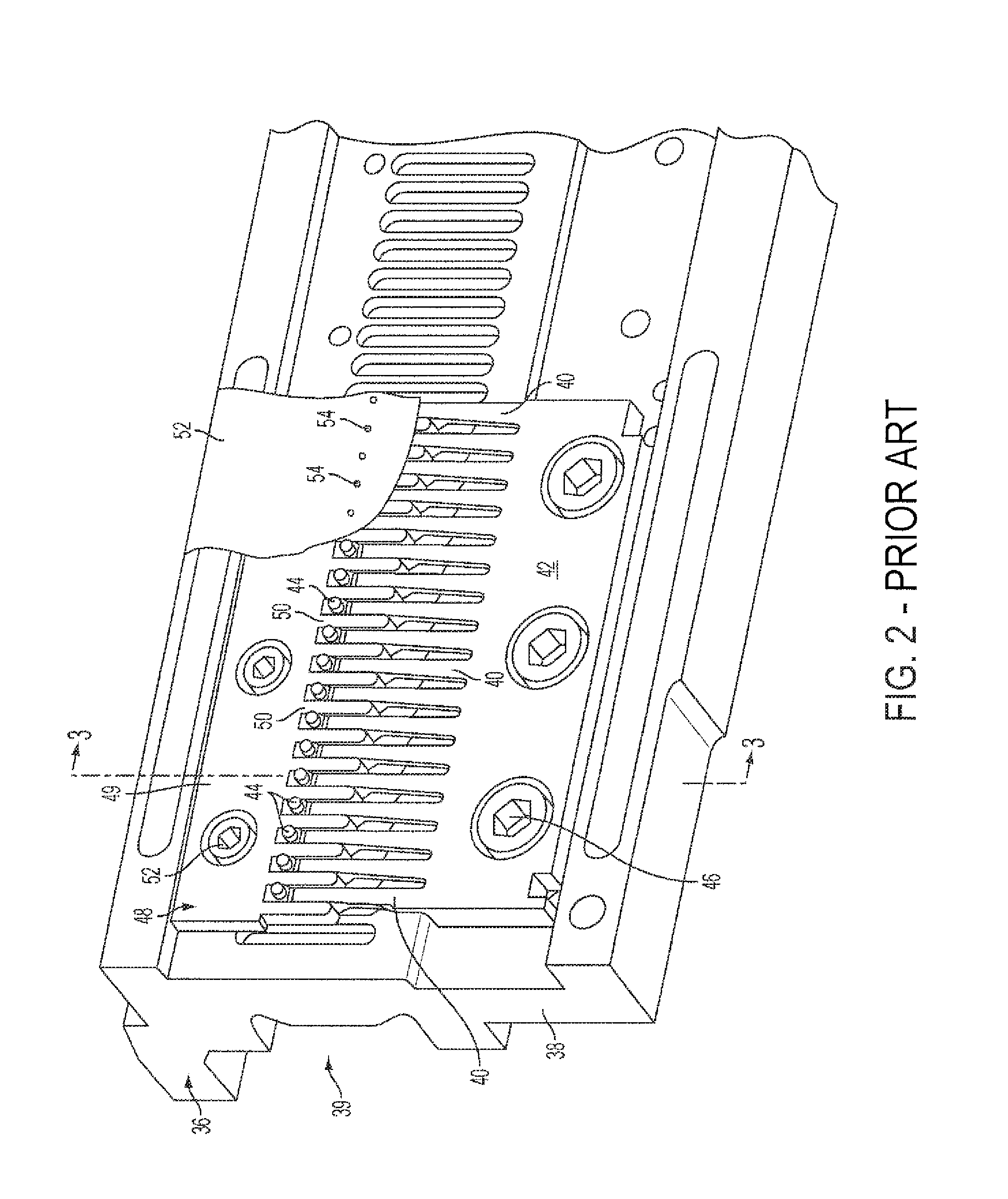 Line printer hammer banks