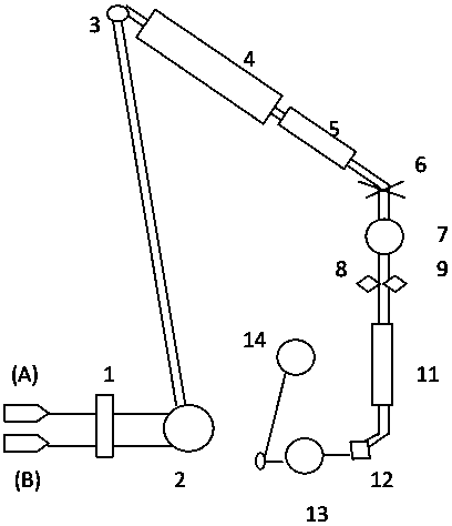 Production method for high-definition dual-color DTY complex fiber