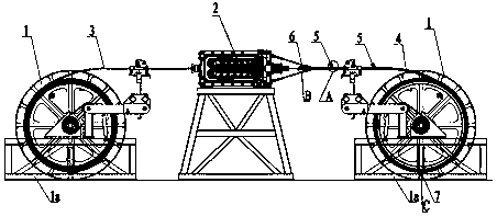 Pipe penetration device and pipe penetration method for double-layer continuous pipe