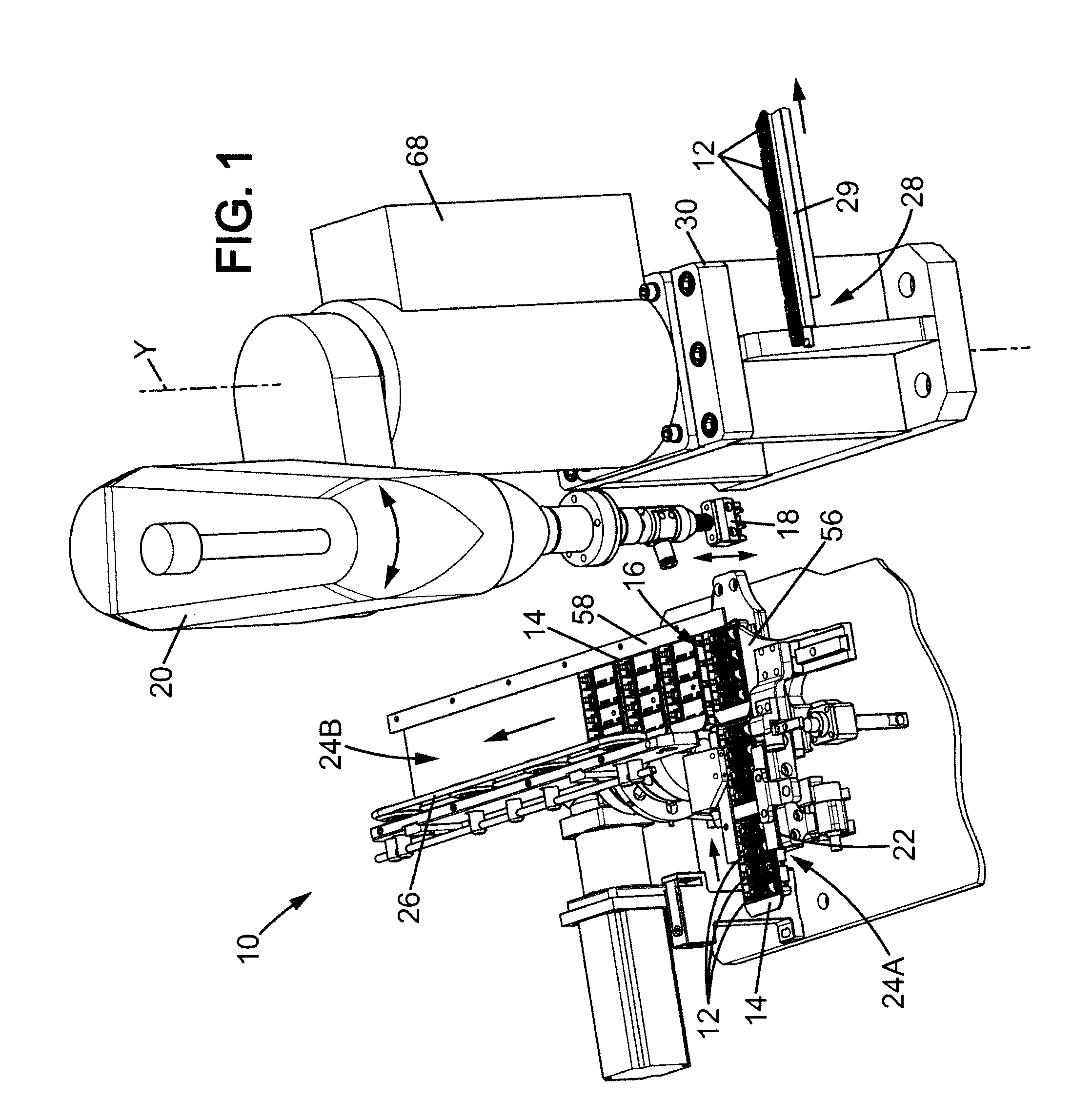 Mounting station and method for automatically assembling a razor