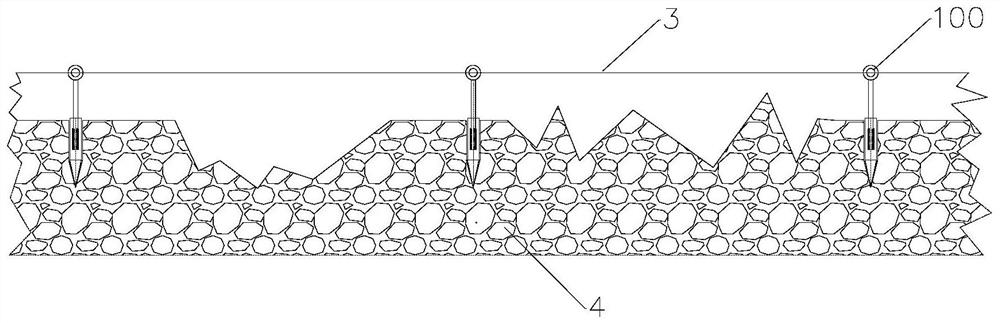 Method for improving flatness of tunnel initial spraying concrete