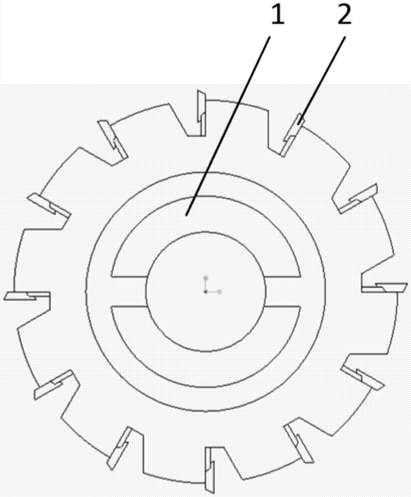 Method for processing hard tooth surface of medium-precision large-modulus cylindrical gear