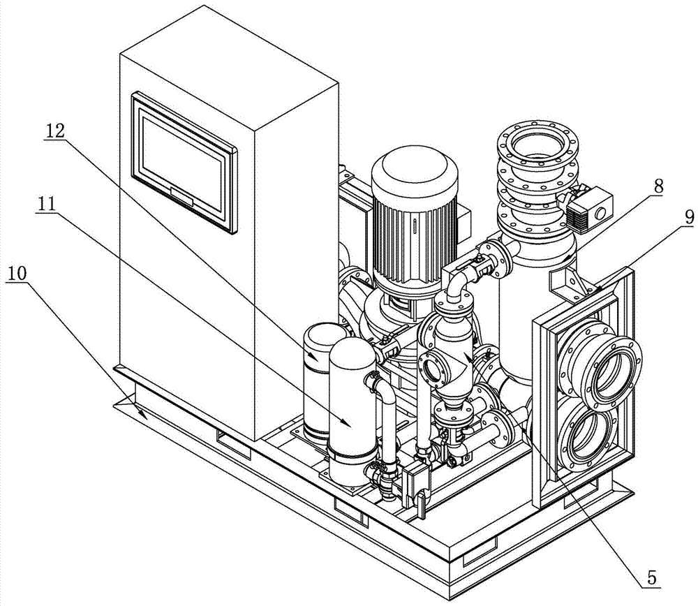 Water-cooled chiller water system workstation