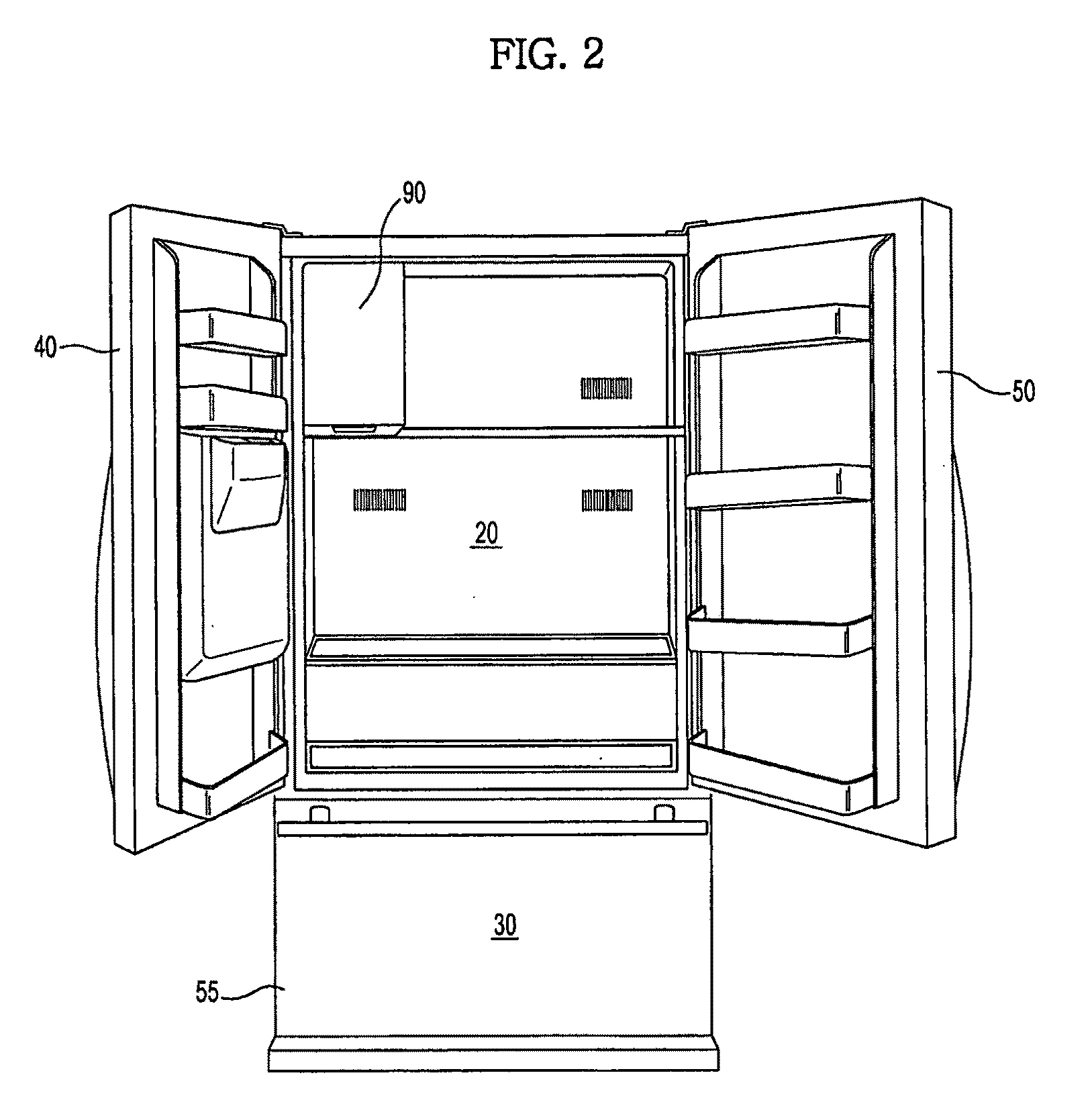 Icemaker unit and refrigerator having the same