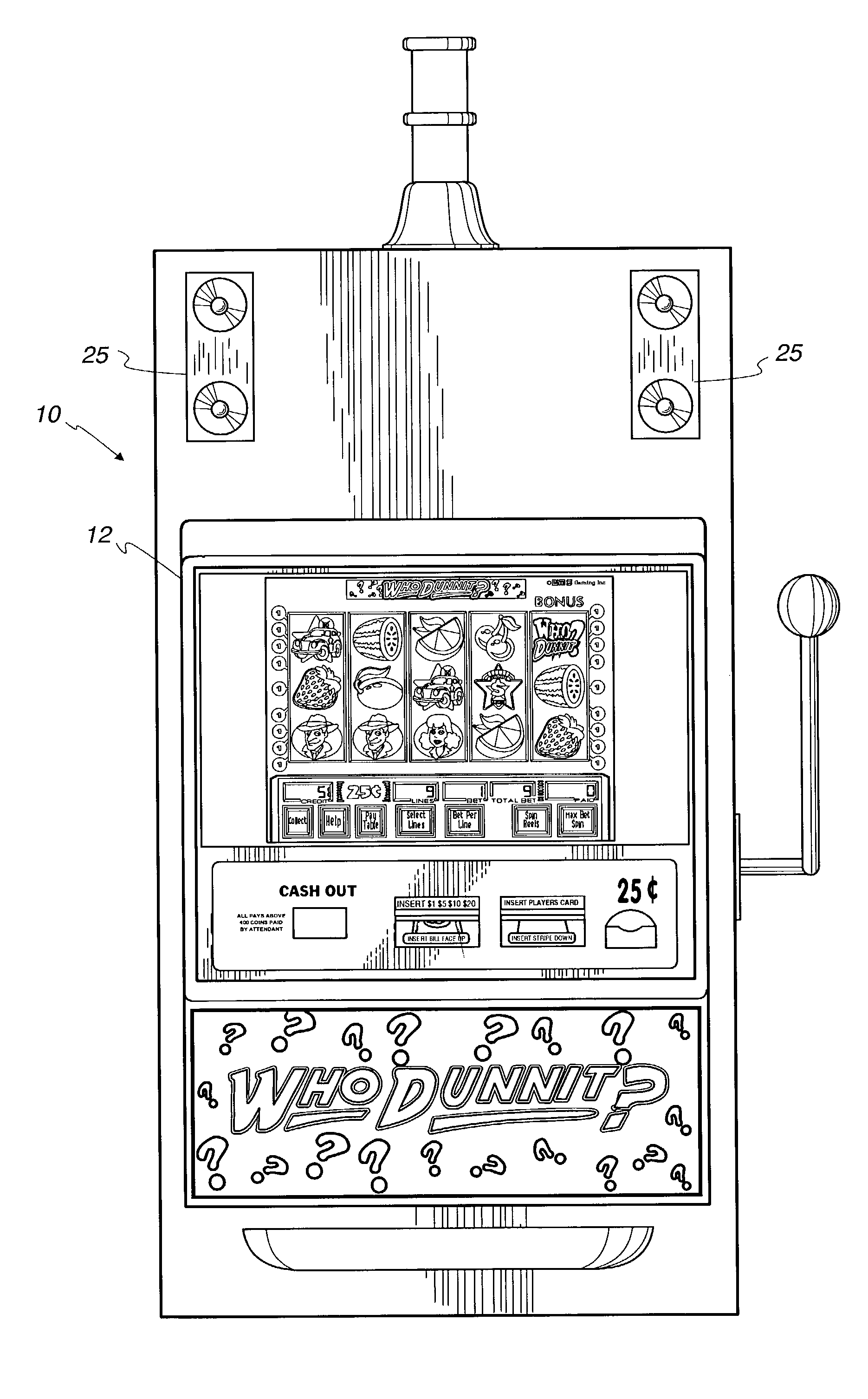 Gaming machine having improved audio control architecture