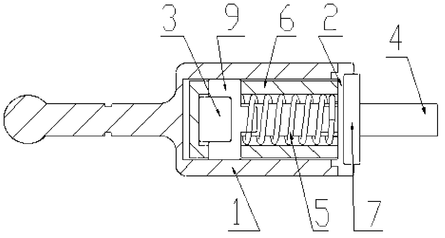 Automatic compensation device for clutch abrasion for locomotive