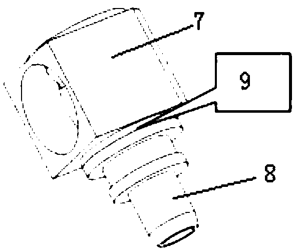 Laser adapter spot welding device