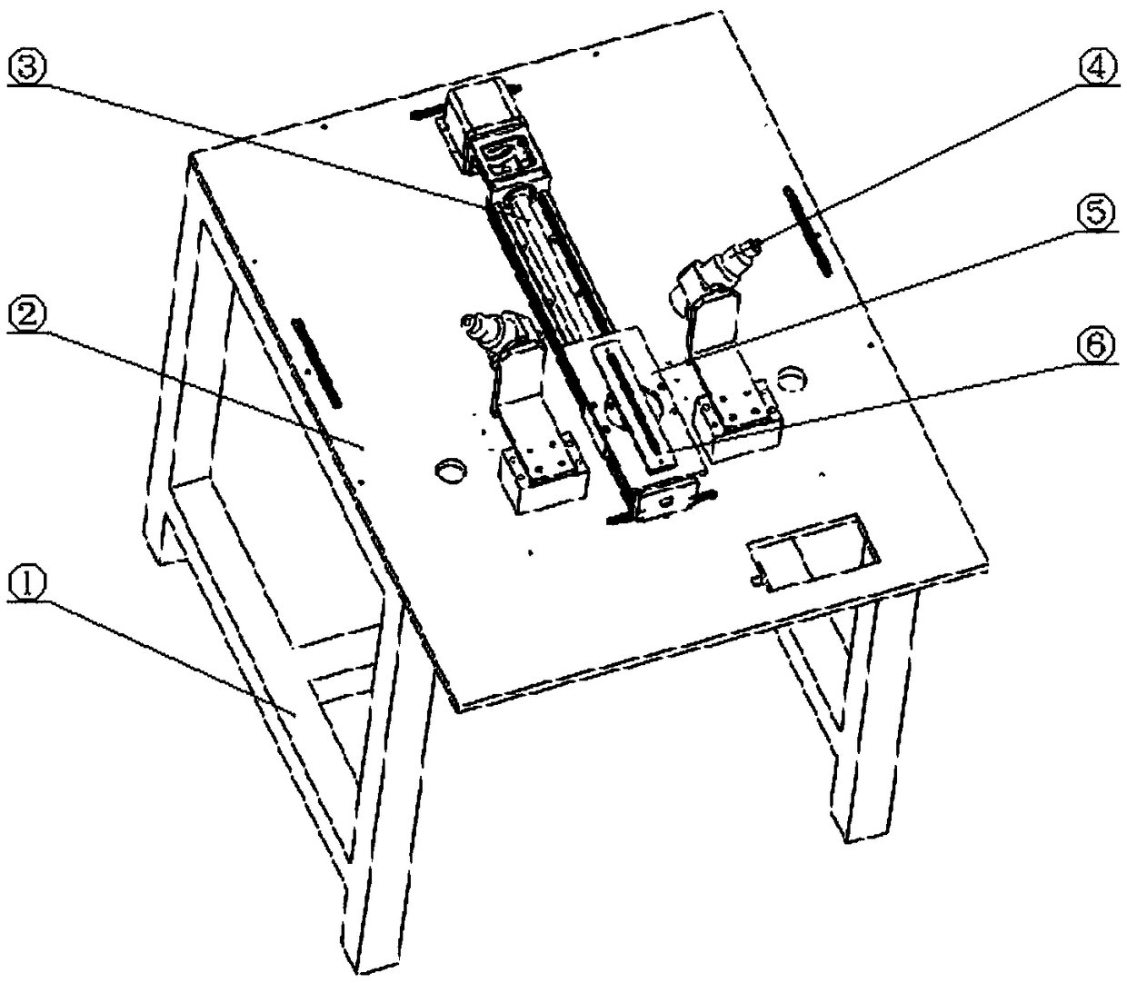 Laser adapter spot welding device