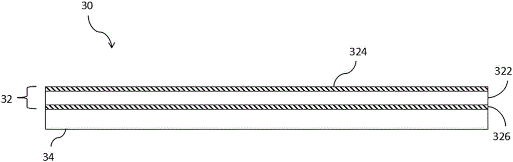 Compound structure with low stress line