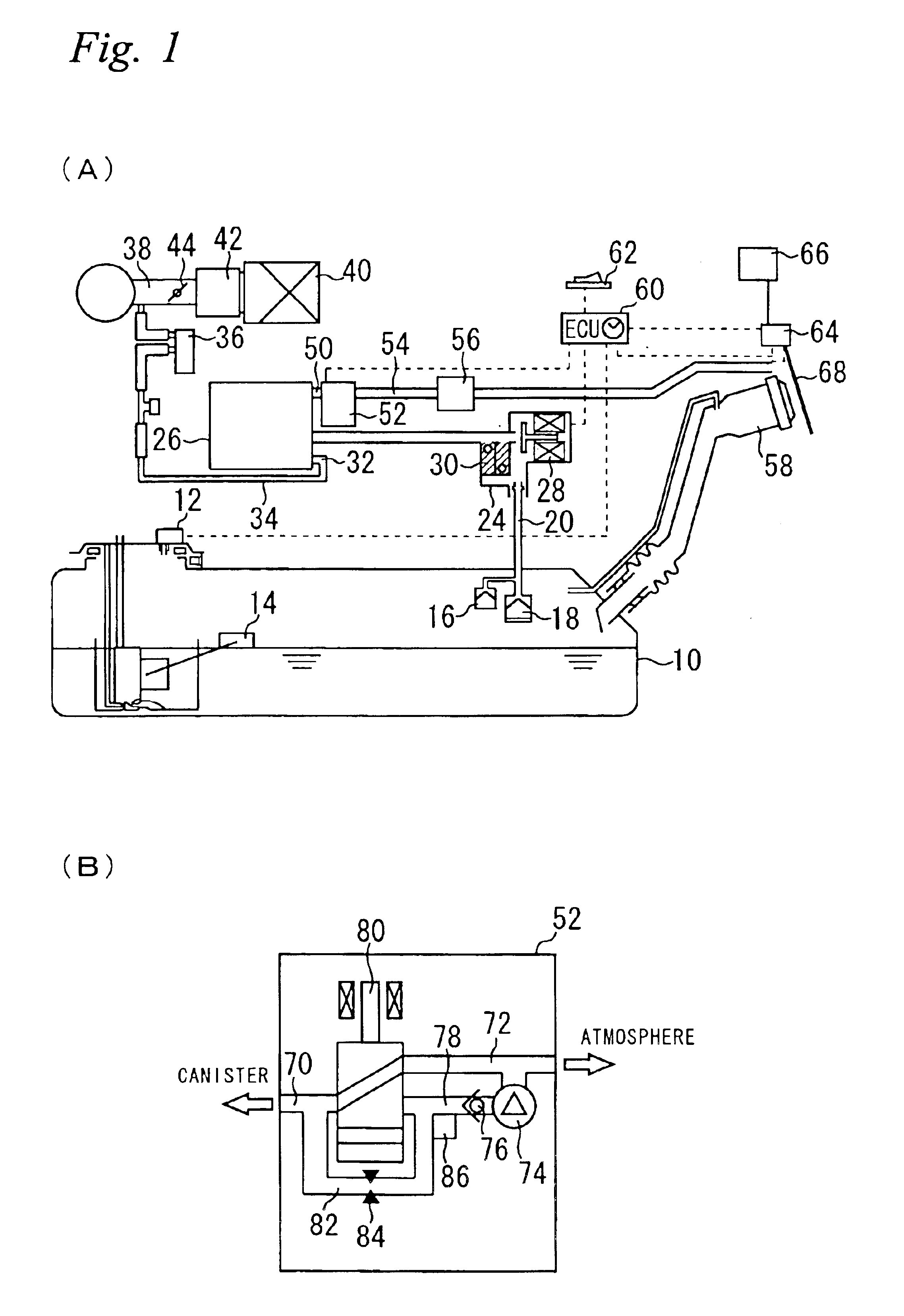 Evaporated fuel treatment device for internal combustion engine