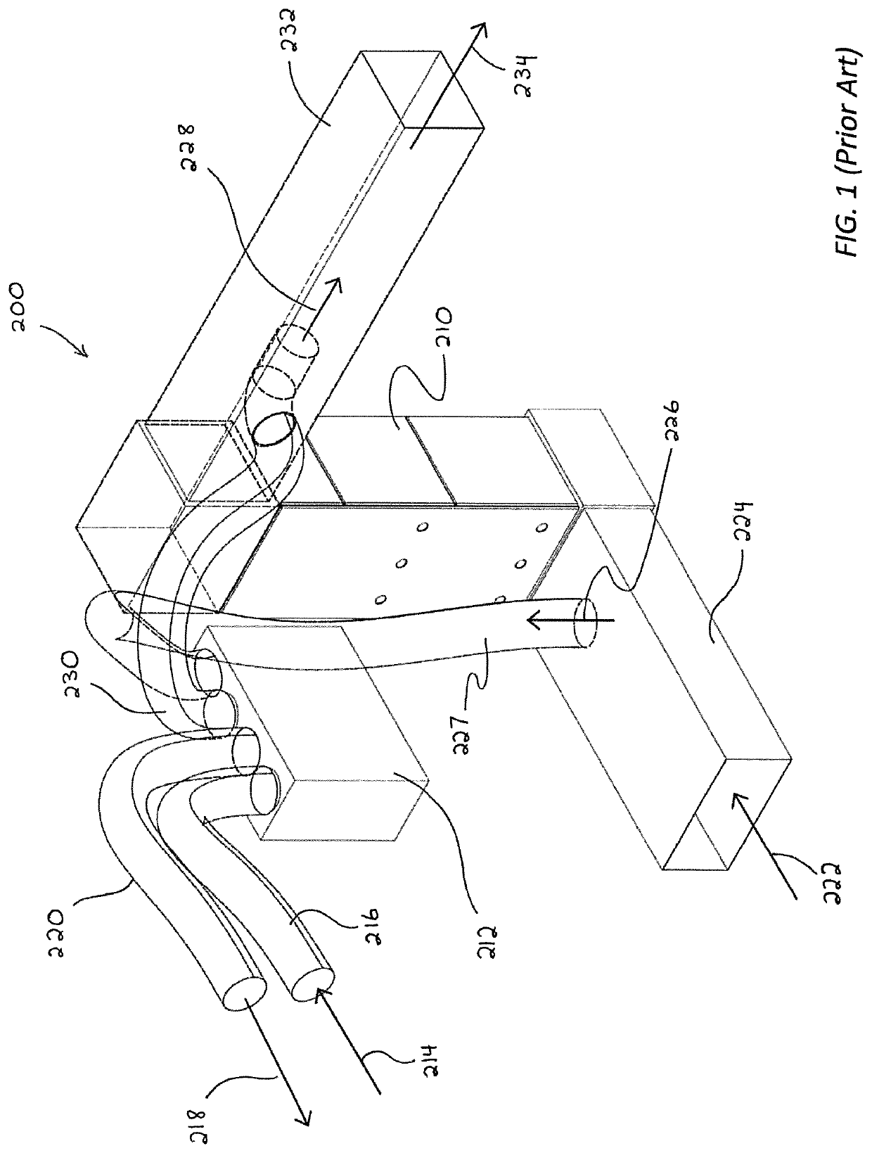 Integrated heat and energy recovery ventilator system