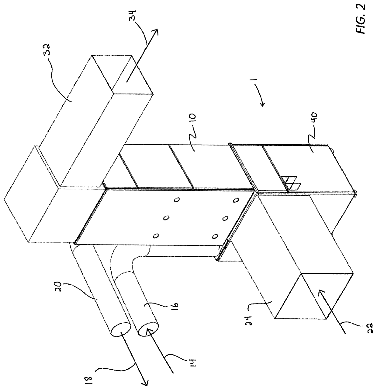 Integrated heat and energy recovery ventilator system