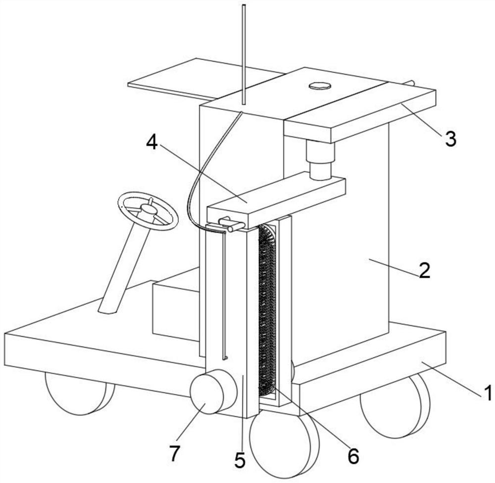 Cleaning tool for road and bridge fences based on municipal building