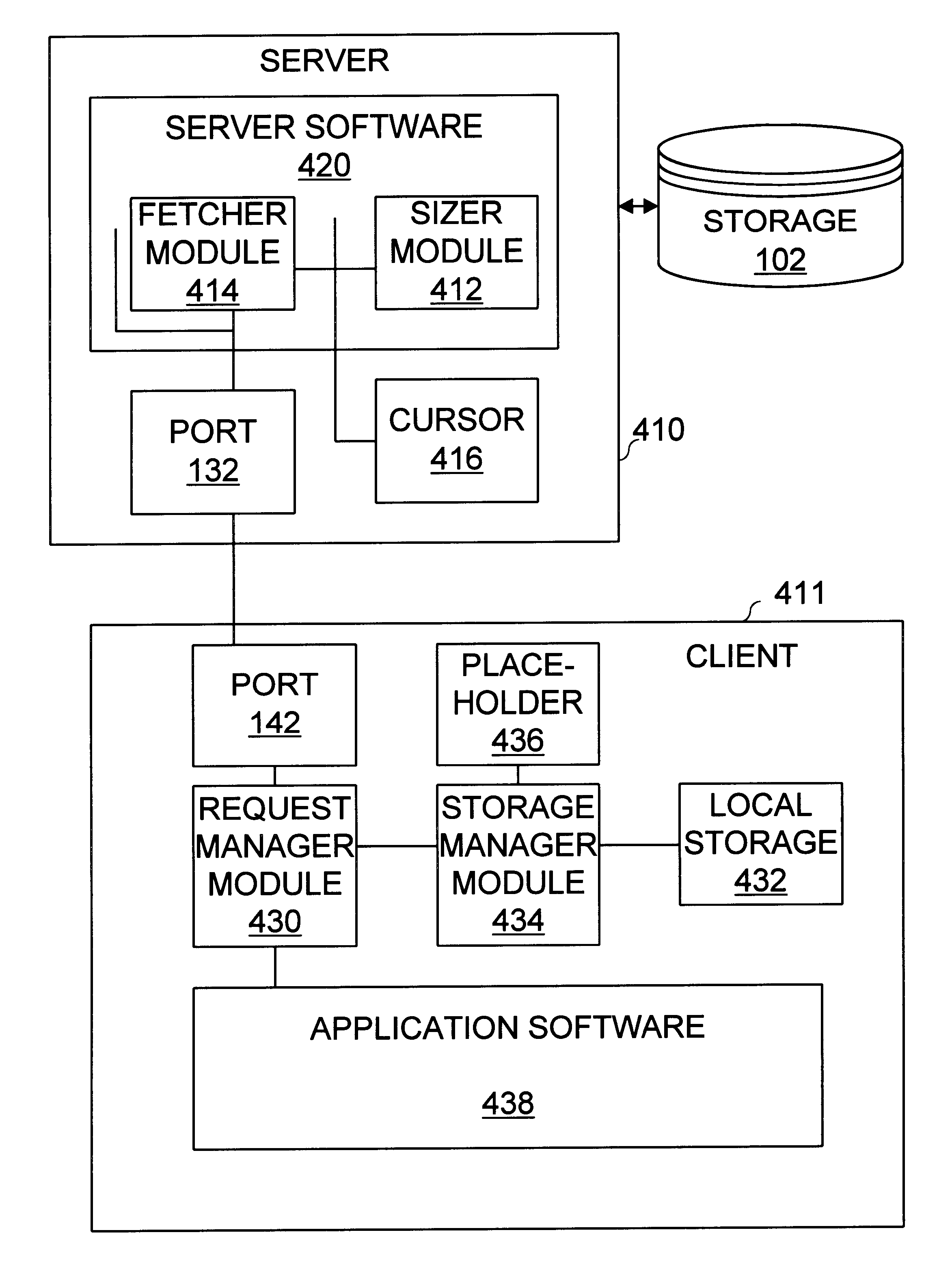 System and method for generating and transmitting a command in response to a request for additional data and data described in the request