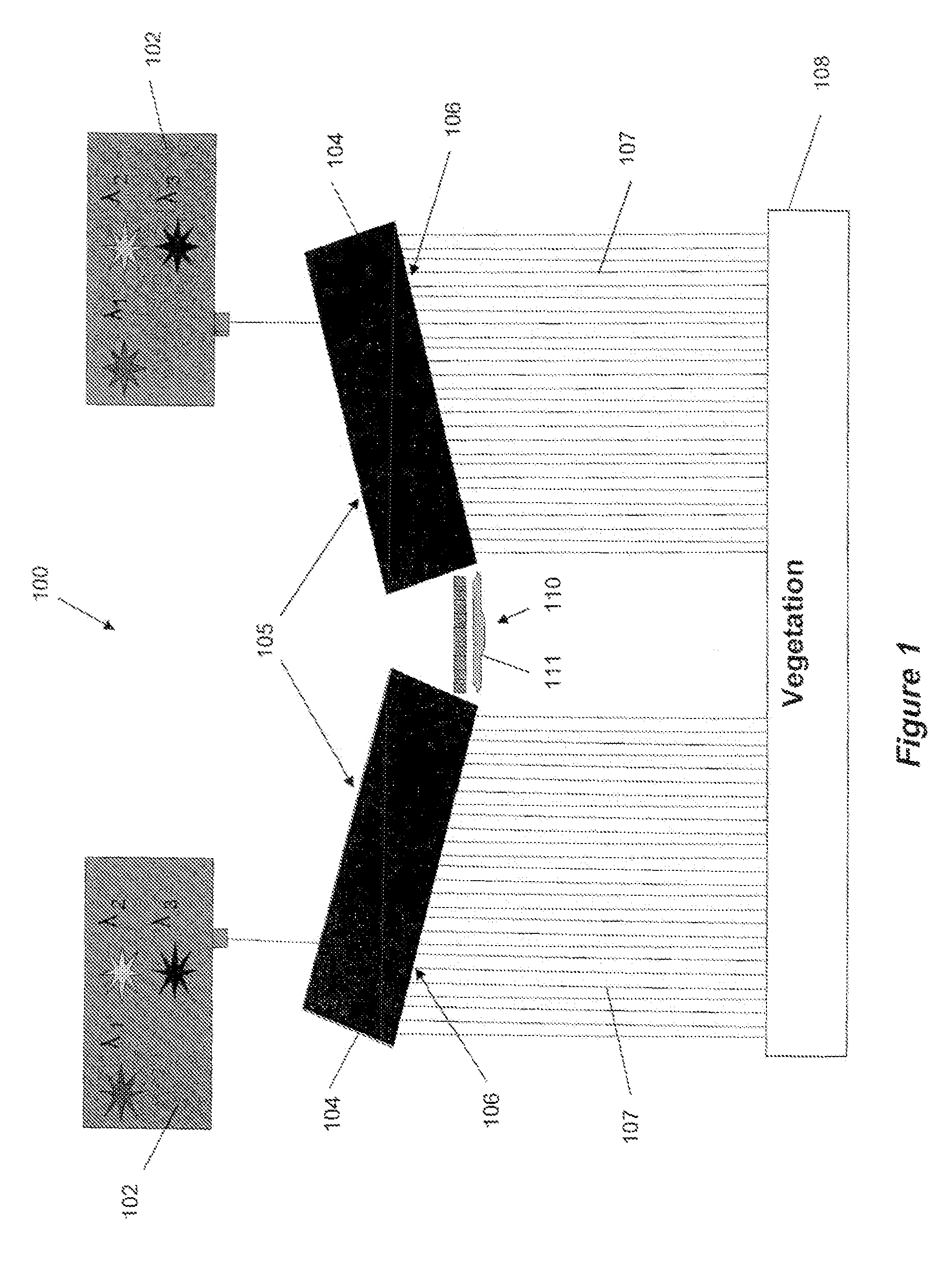 Device for selecting a specific matter