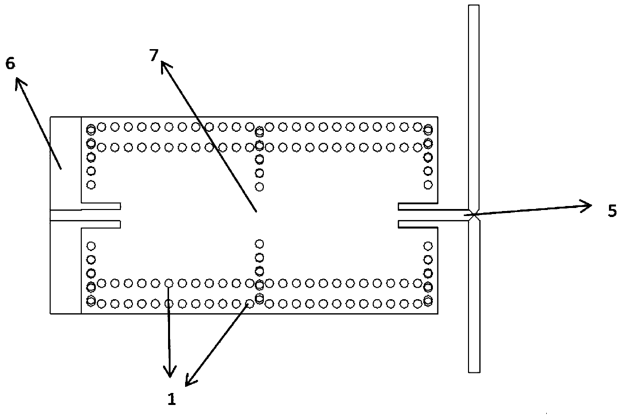Double-frequency duplexer based on substrate integrated waveguide