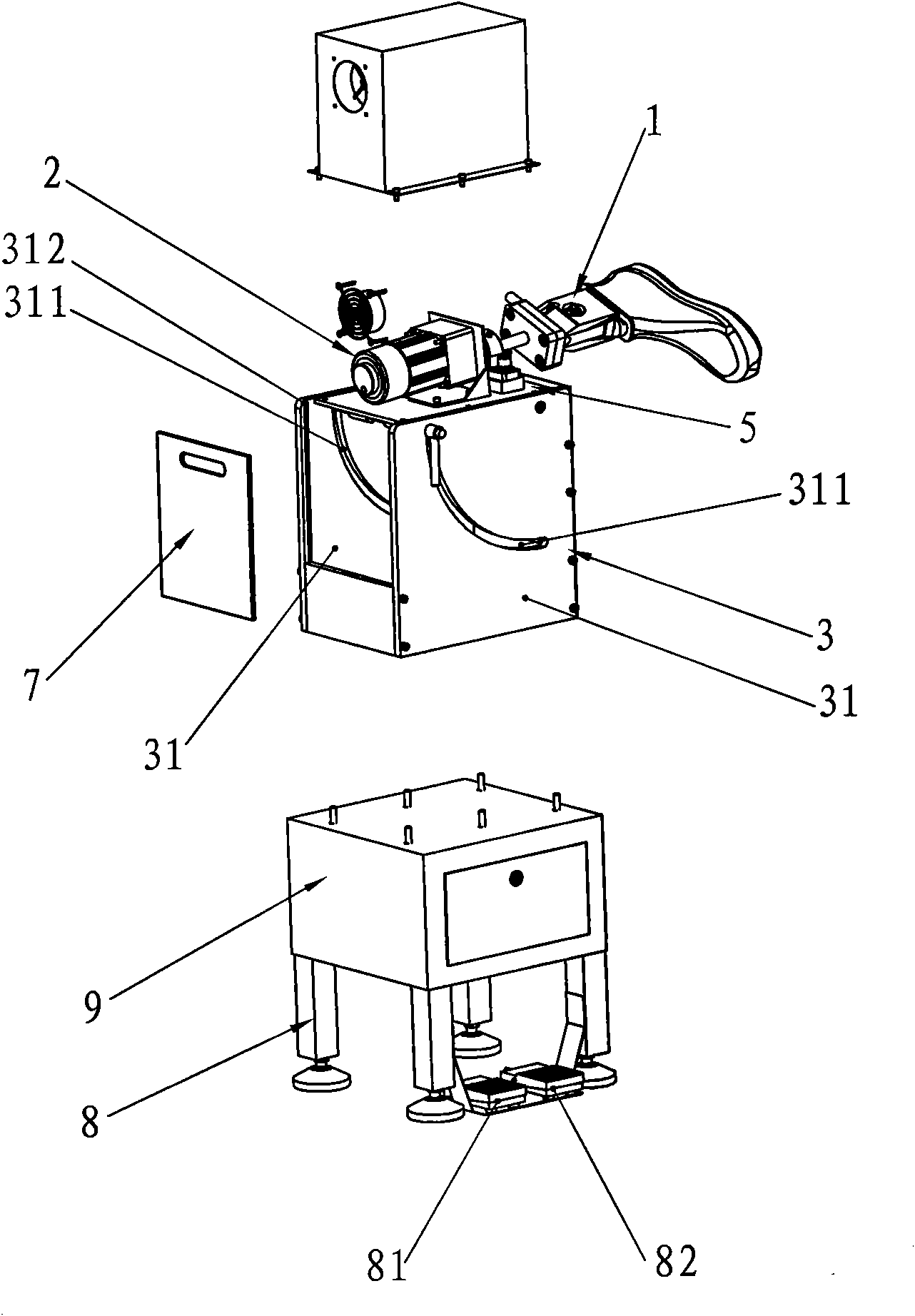 Trimming machine for shoes