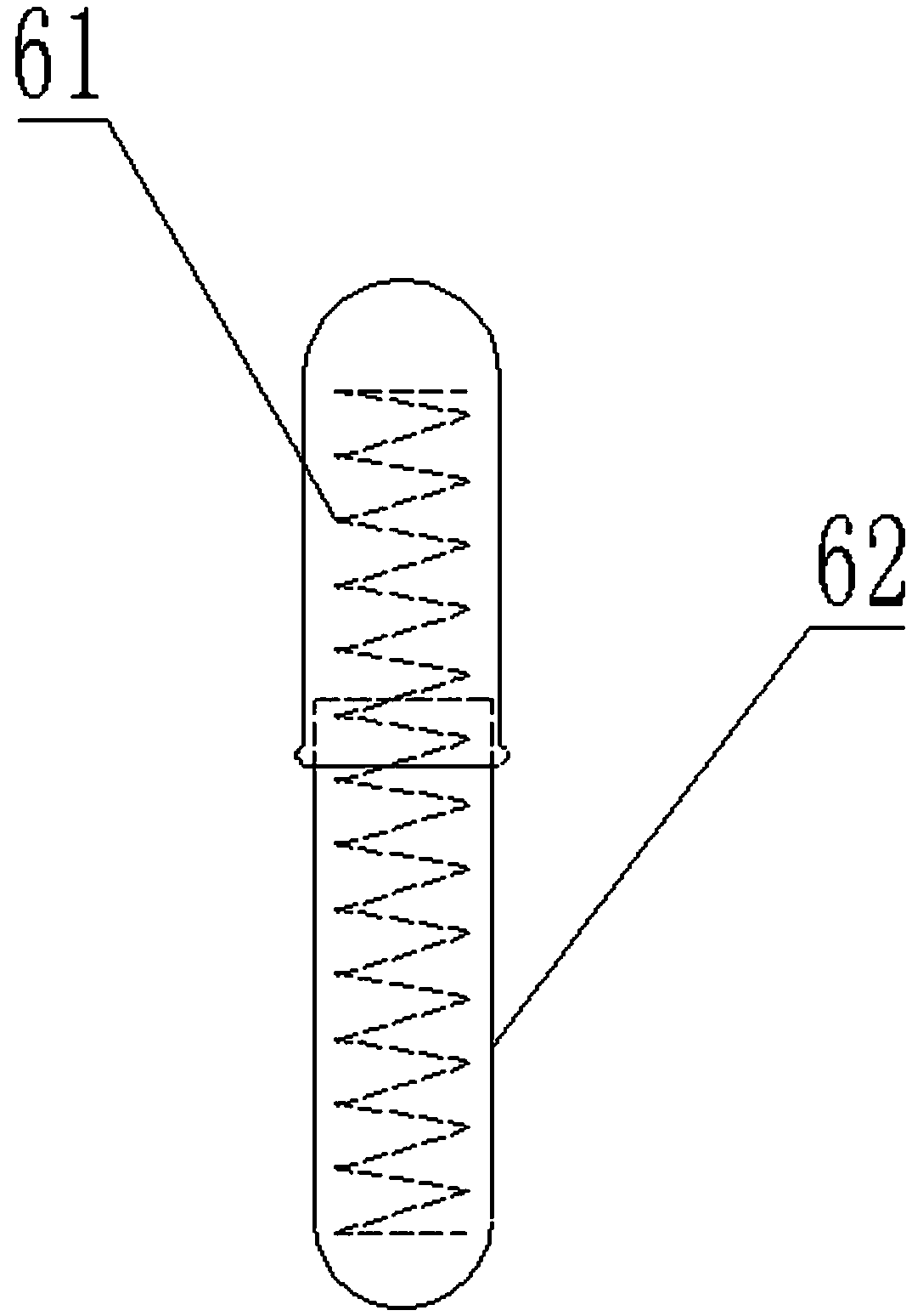 Detecting device of tension device of textile two-for-one twister