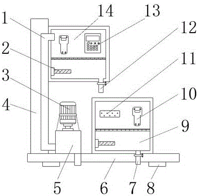 Special energy-saving synchronizing ring cleaning machine capable of realizing water circulation for molybdenum-spraying synchronizing ring pre-processing