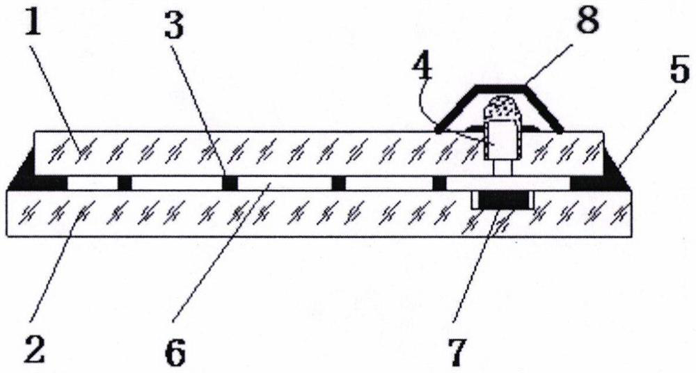 Splicing component and vacuum glass manufactured by adopting splicing component