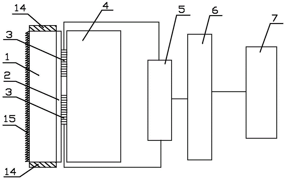 A laser energy meter probe