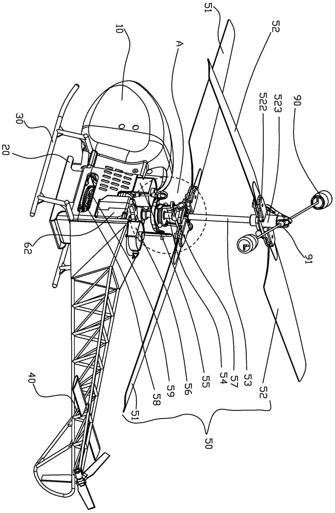 Flying toy capable of achieving precise positioning control by driving wing by virtue of transmission box