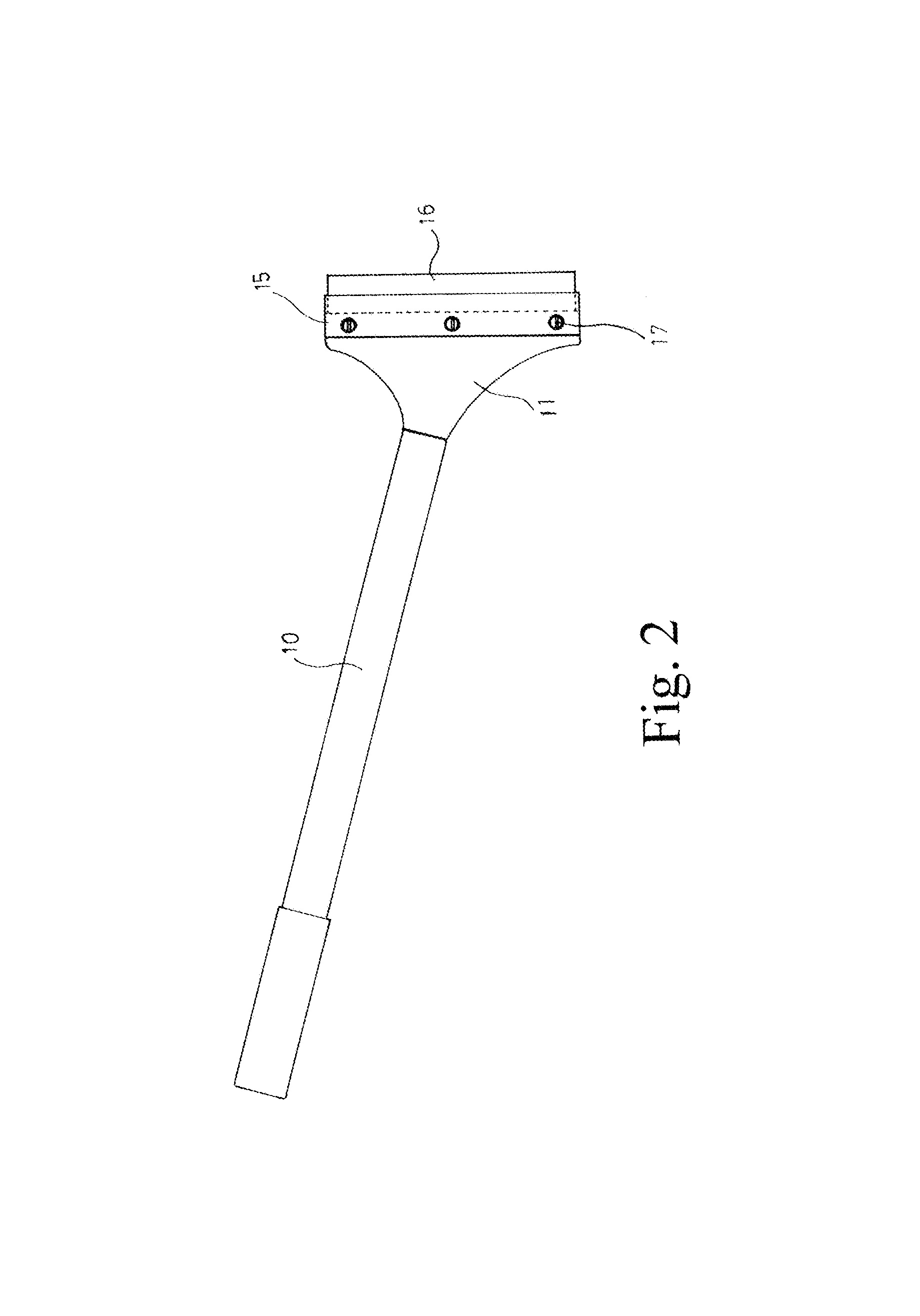 Scraping tool with blade lock assembly
