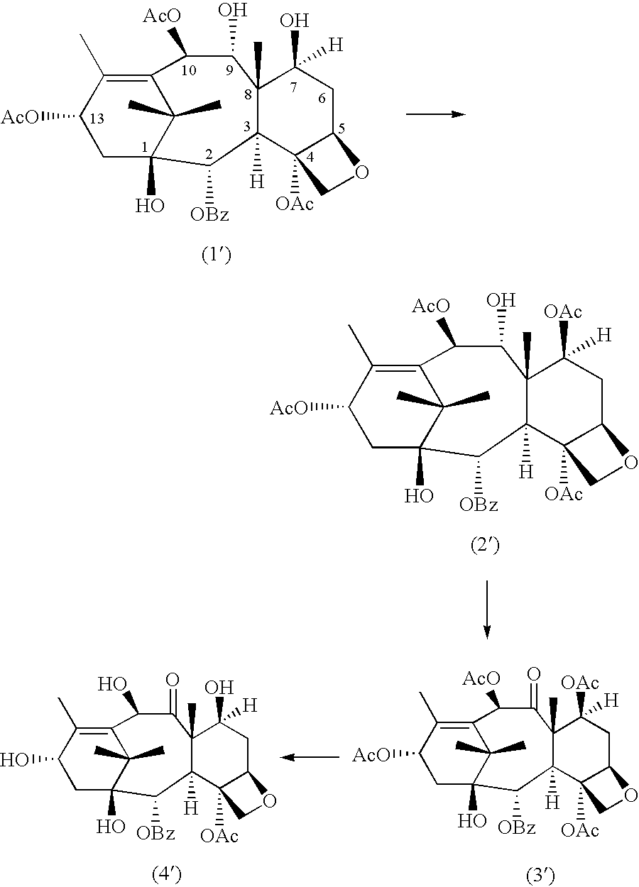 Conversion 9-dihydro-13-acetylbaccatin iii into 10-deacetylbaccatin iii