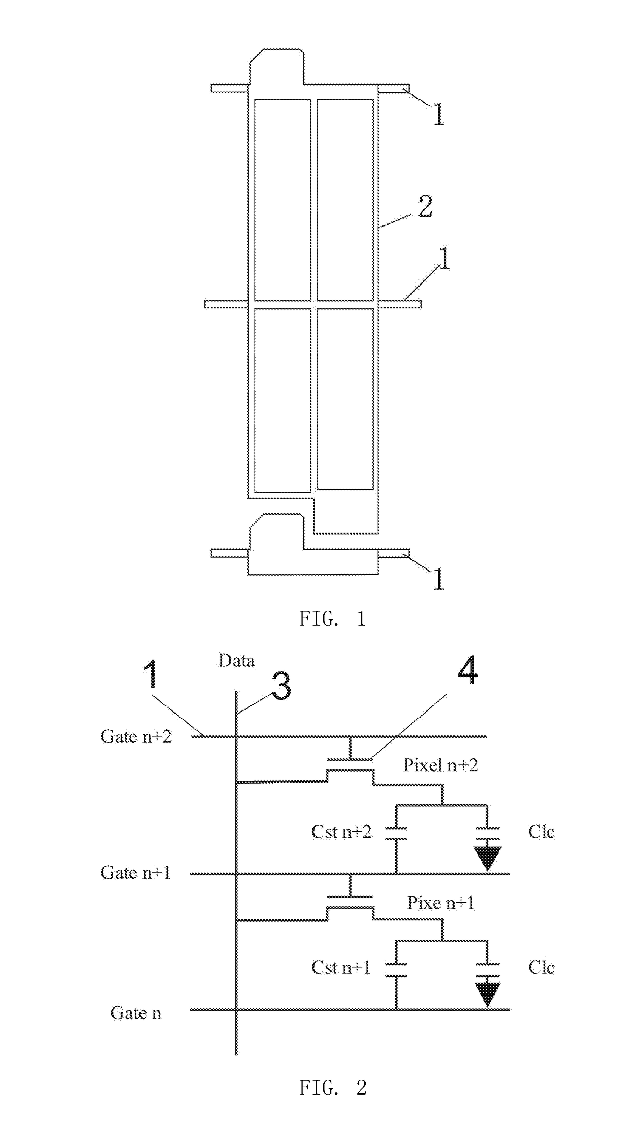 Pixel structures and operation methods, and array substrates