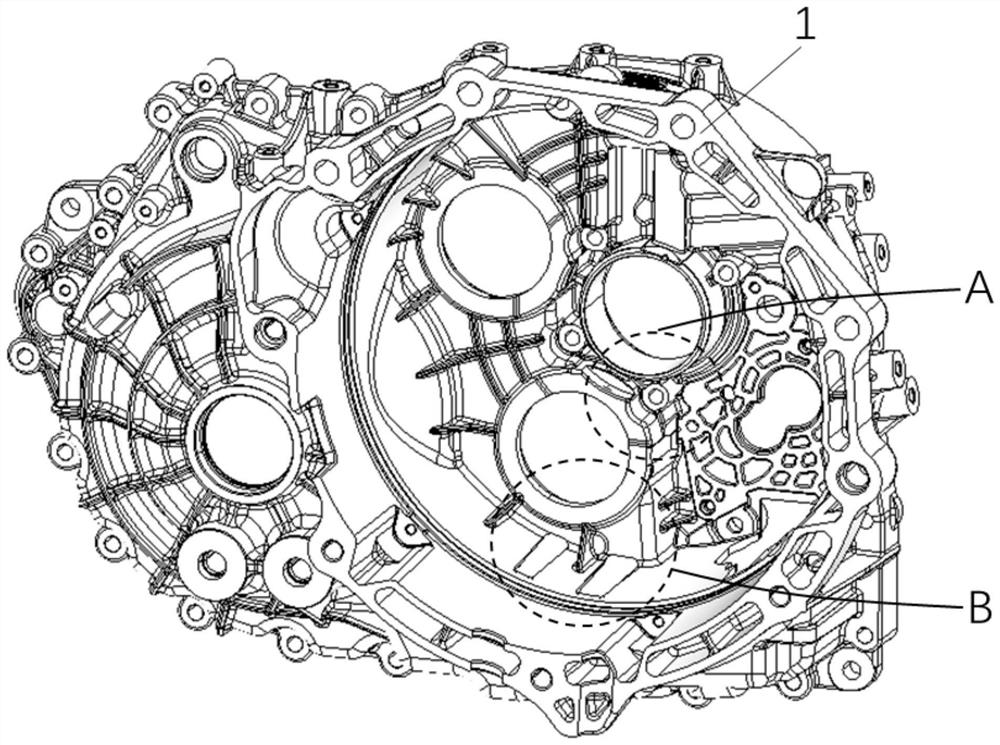 Prediction method of ultimate bearing capacity of transmission casing under engine shock