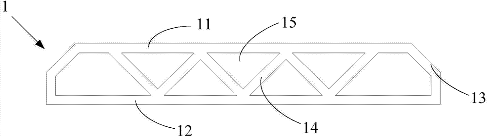 3D (three-dimensional) printing hollow truss floor slab and construction method thereof