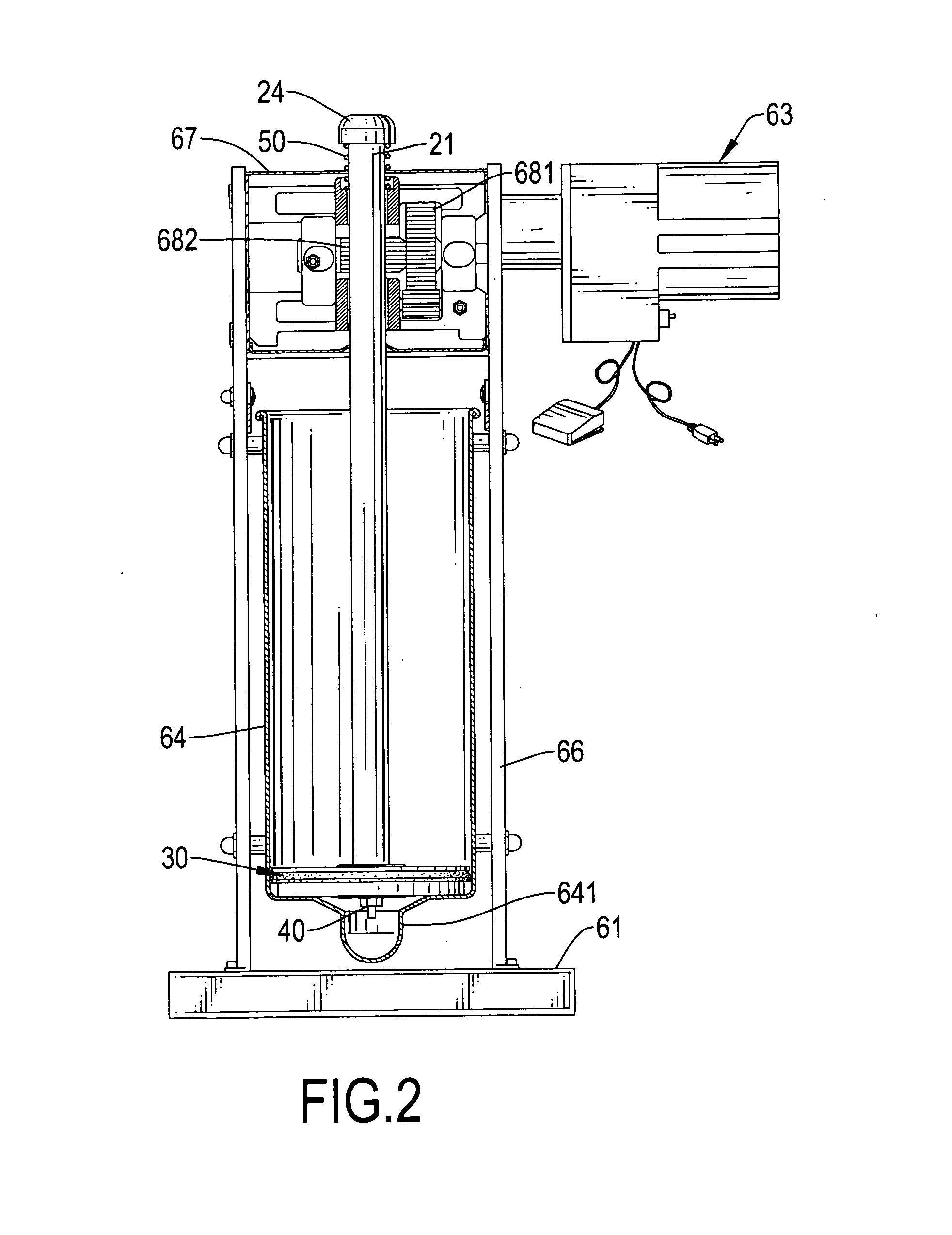 Food extrusion piston assembly
