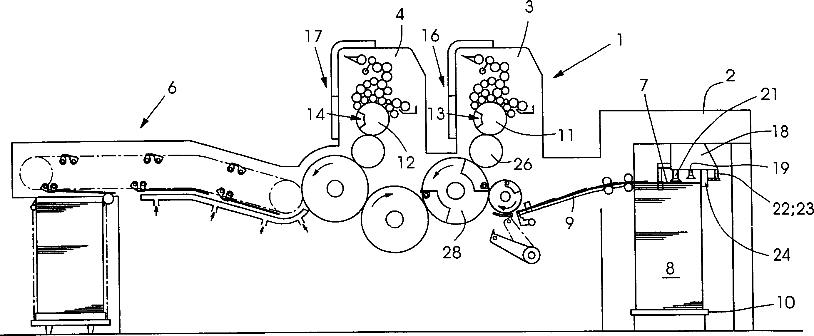 Method and apparatus for the transport of printing plates